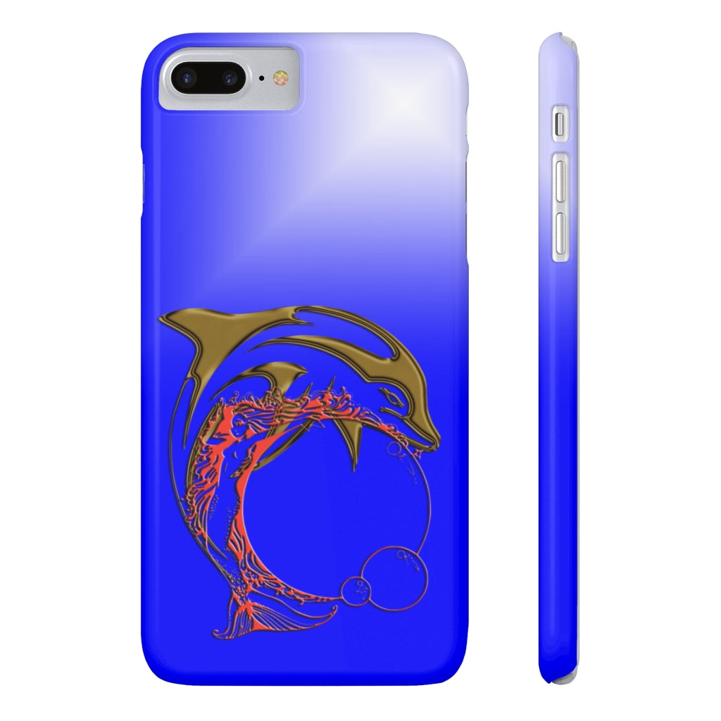 Dolphin W Mermaid Slim Phone Cases, Case-Mate