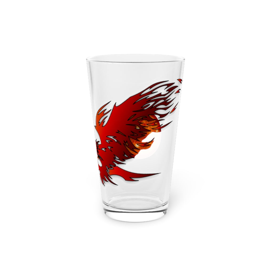 Sun To Fire Bird  Pint Glass, 16oz