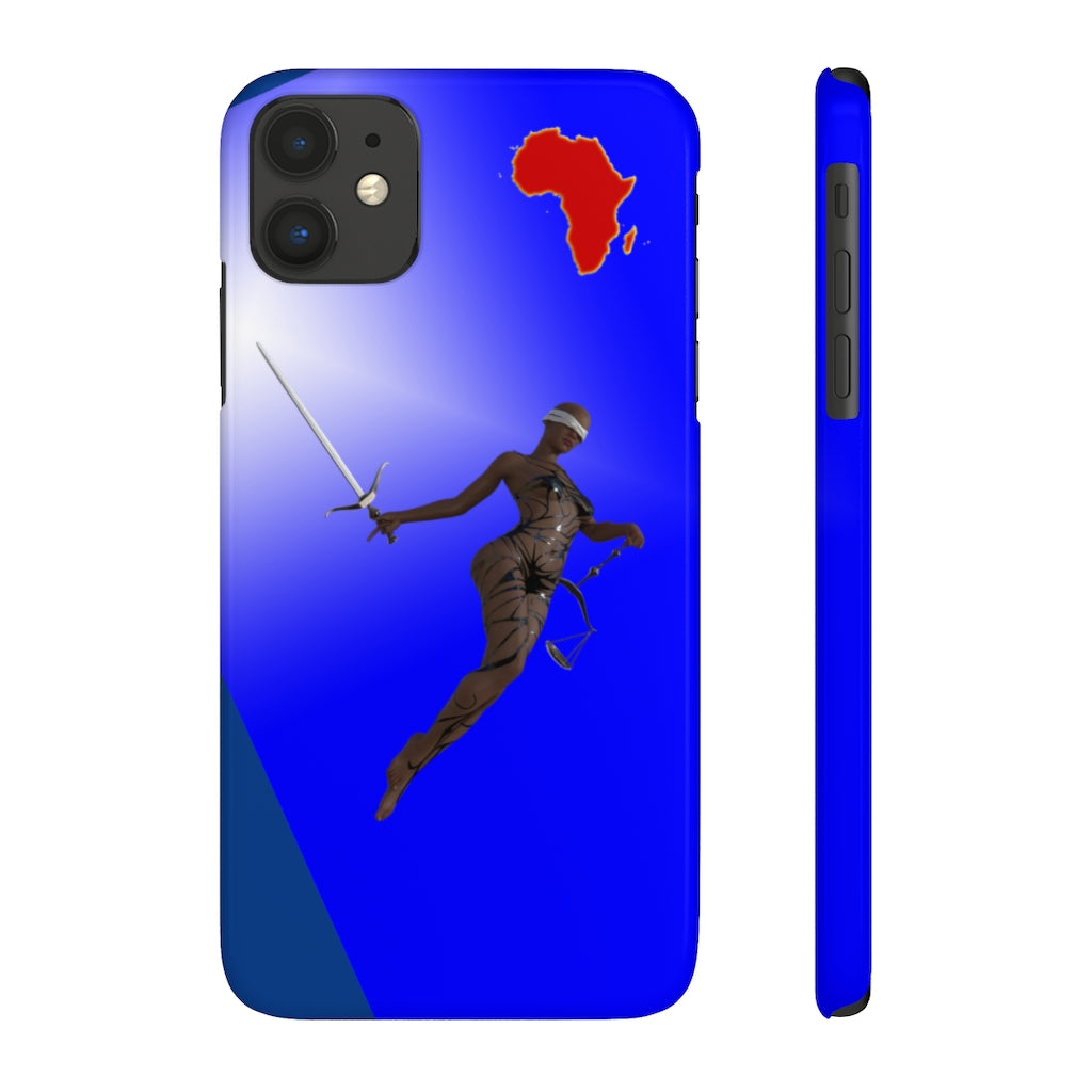 Lady Justice  Slim Phone Cases, Case-Mate