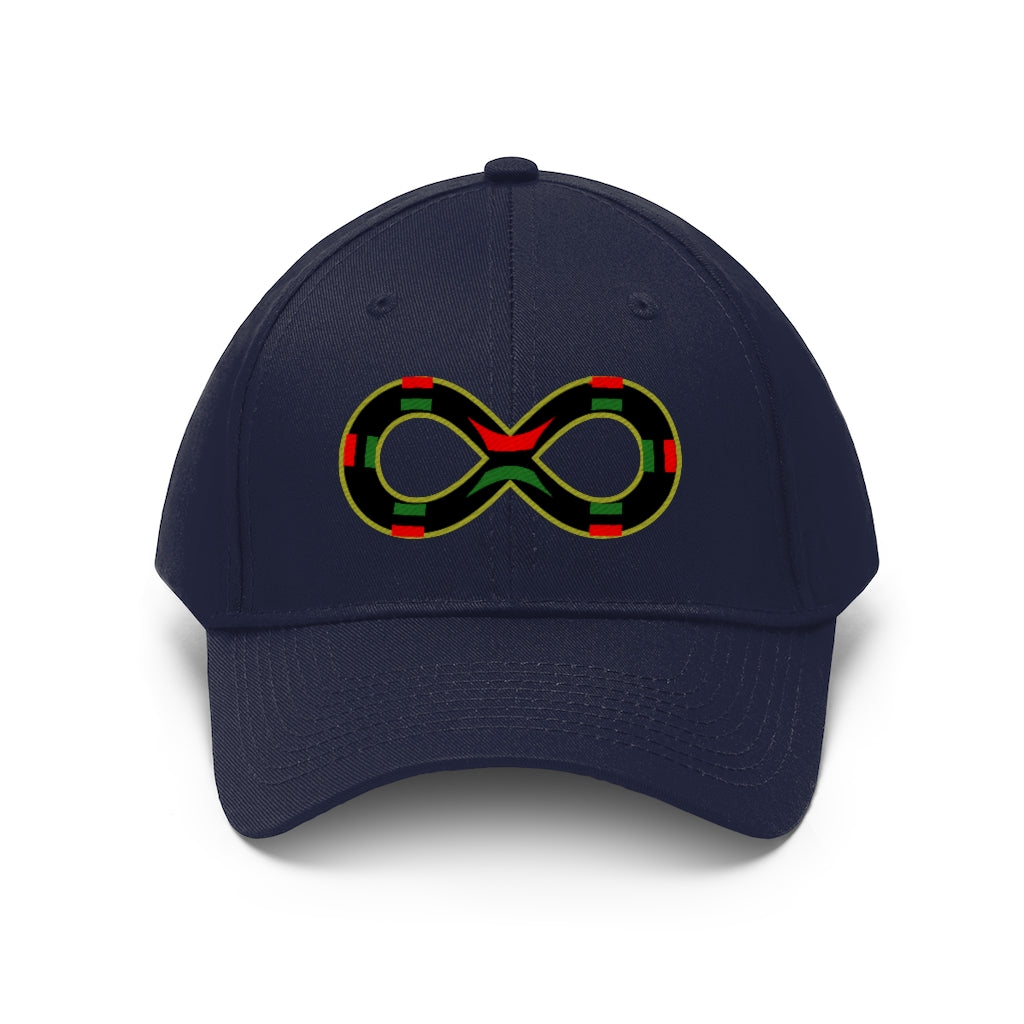 Infinity African  Unisex Twill Hat