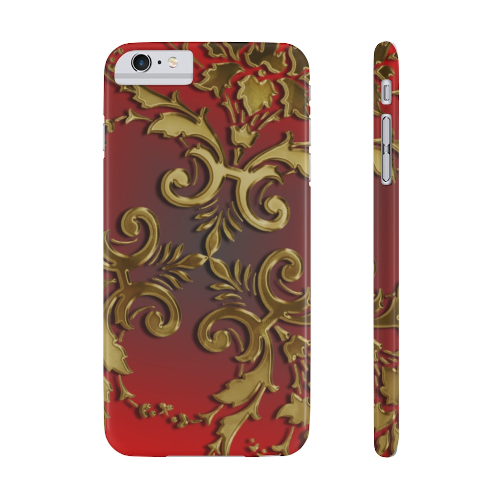 Golden Leaves Slim Phone Cases, Case-Mate