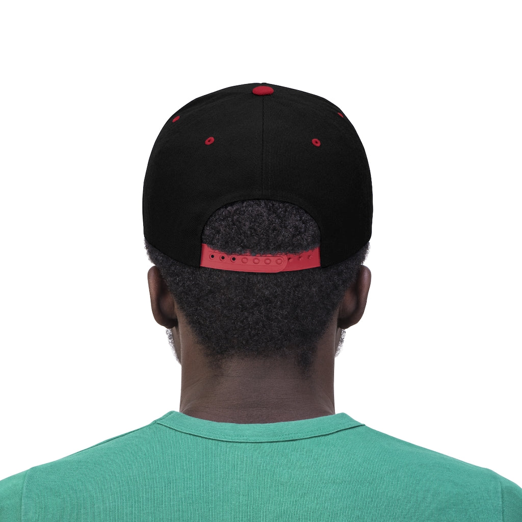 Compass With Green N Red Bill Hat