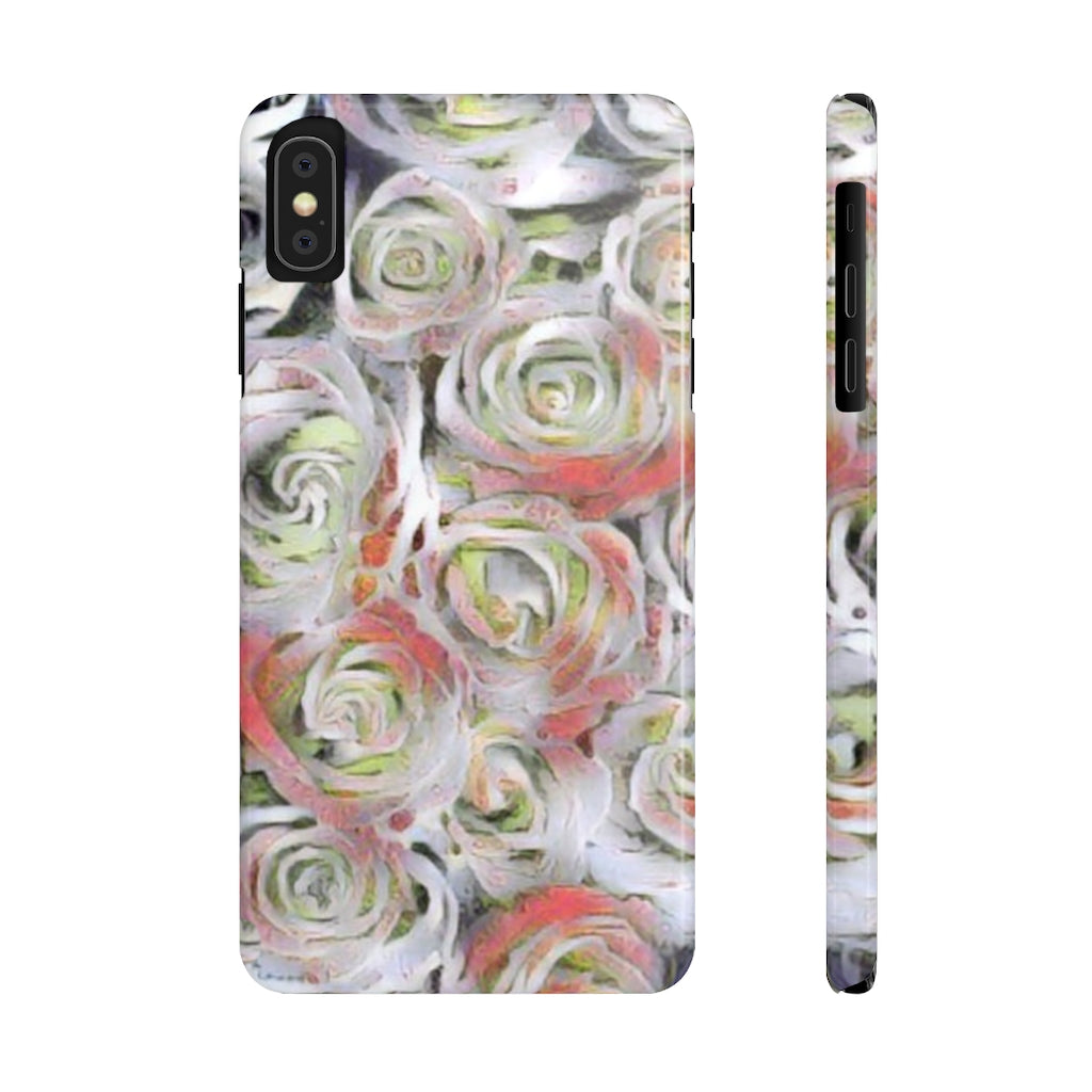 White Roses Slim Phone Cases, Case-Mate