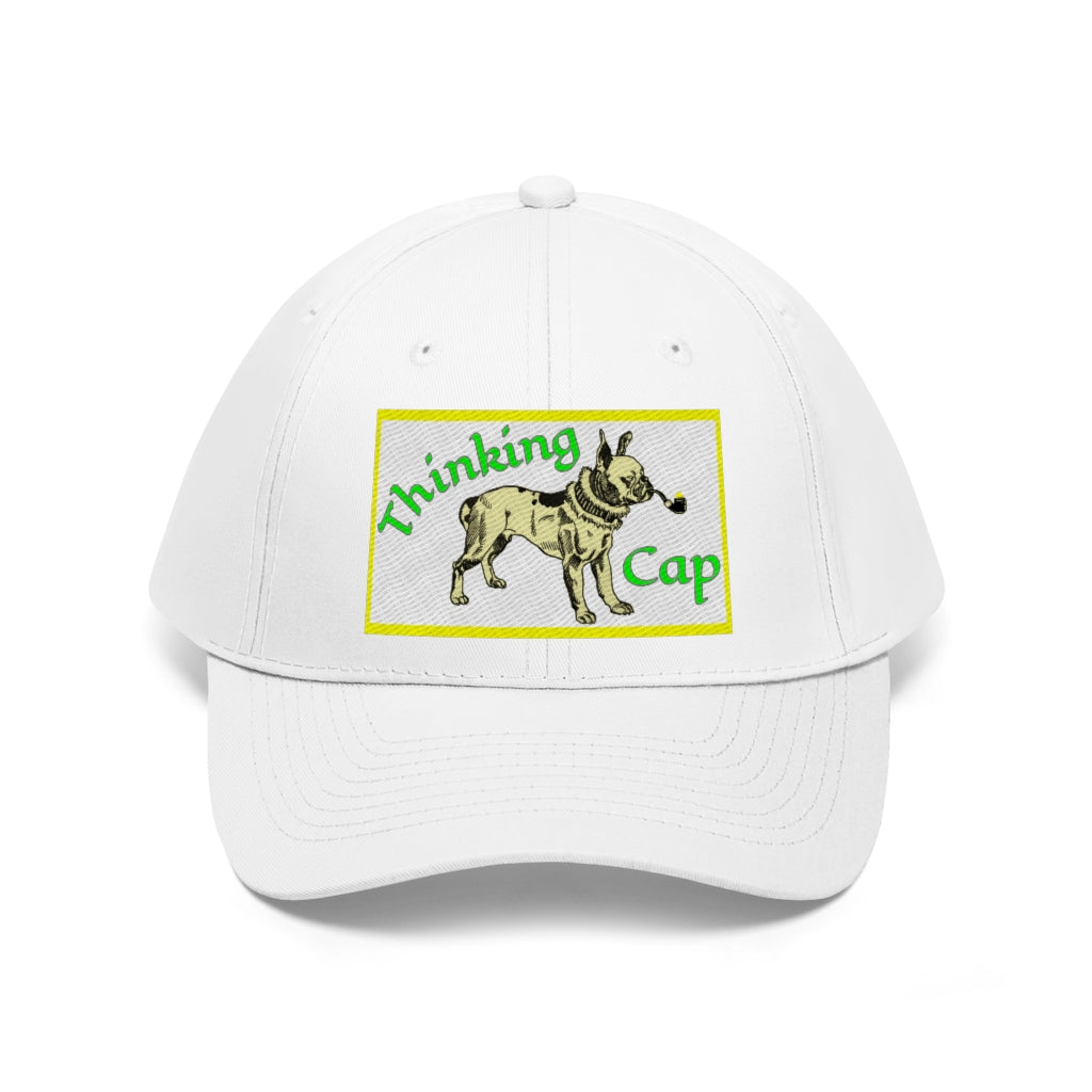 Thinking Dog Cap  Unisex Twill Hat