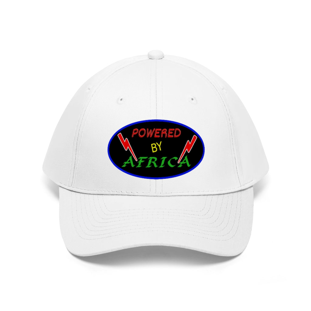 Powered by Africa   Unisex Twill Hat