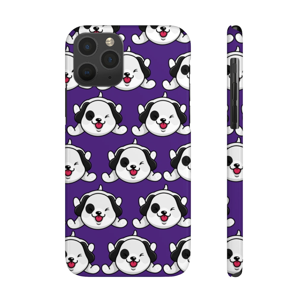 Patches (Dog) Slim Phone Cases, Case-Mate