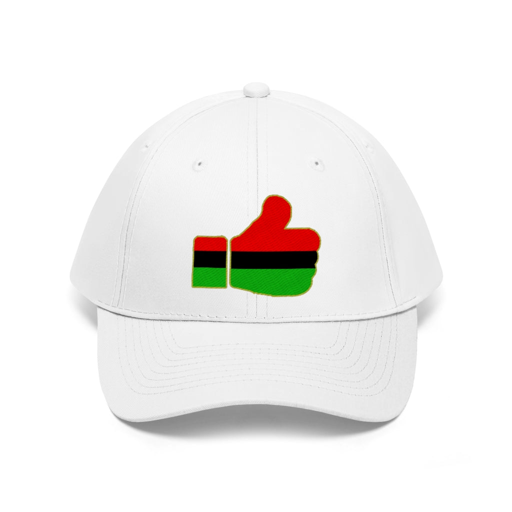 Pan African Thumbs Up   Unisex Twill Hat