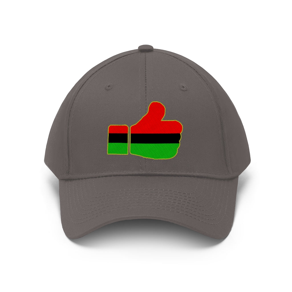 Pan African Thumbs Up   Unisex Twill Hat