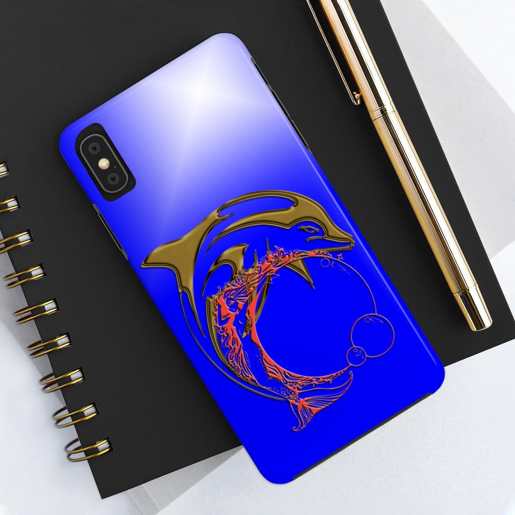 Dolphin W Mermaid Tough Phone Cases, Case-Mate