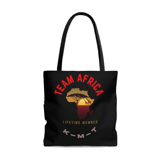 Team Africa (Black) Tote Bag