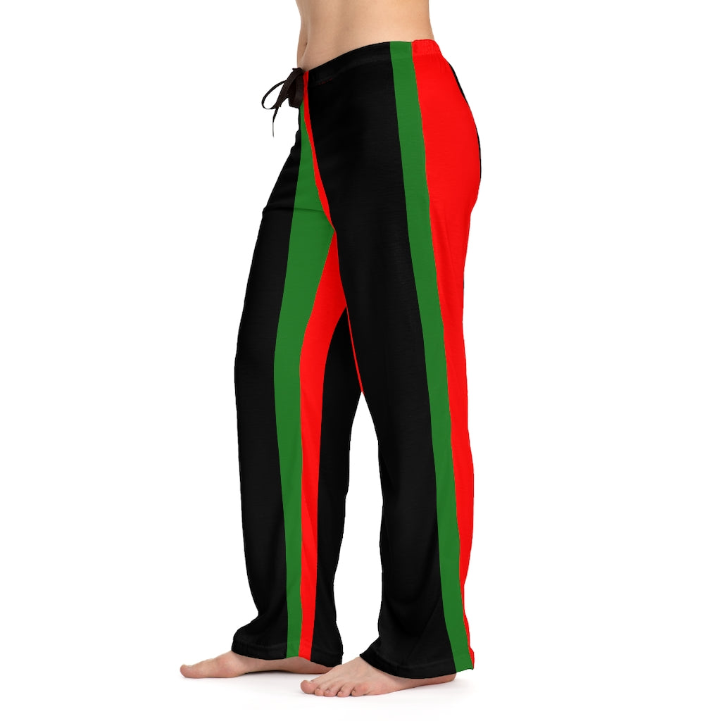 African Flag Women's Pajama Pants