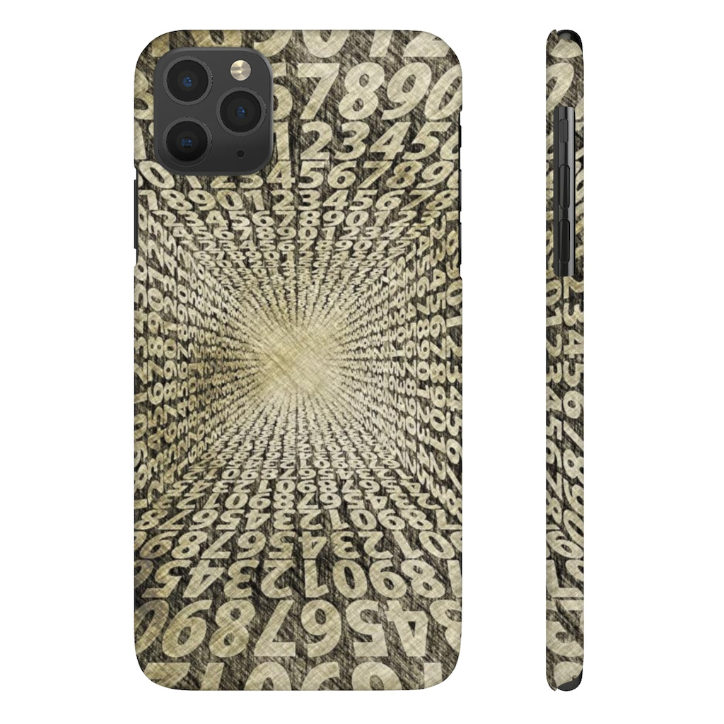 Numbers Run Slim Phone Cases, Case-Mate