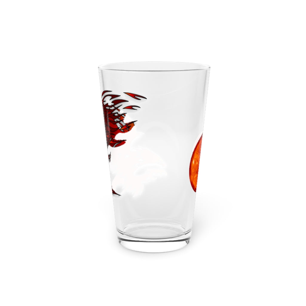 Sun To Fire Bird  Pint Glass, 16oz