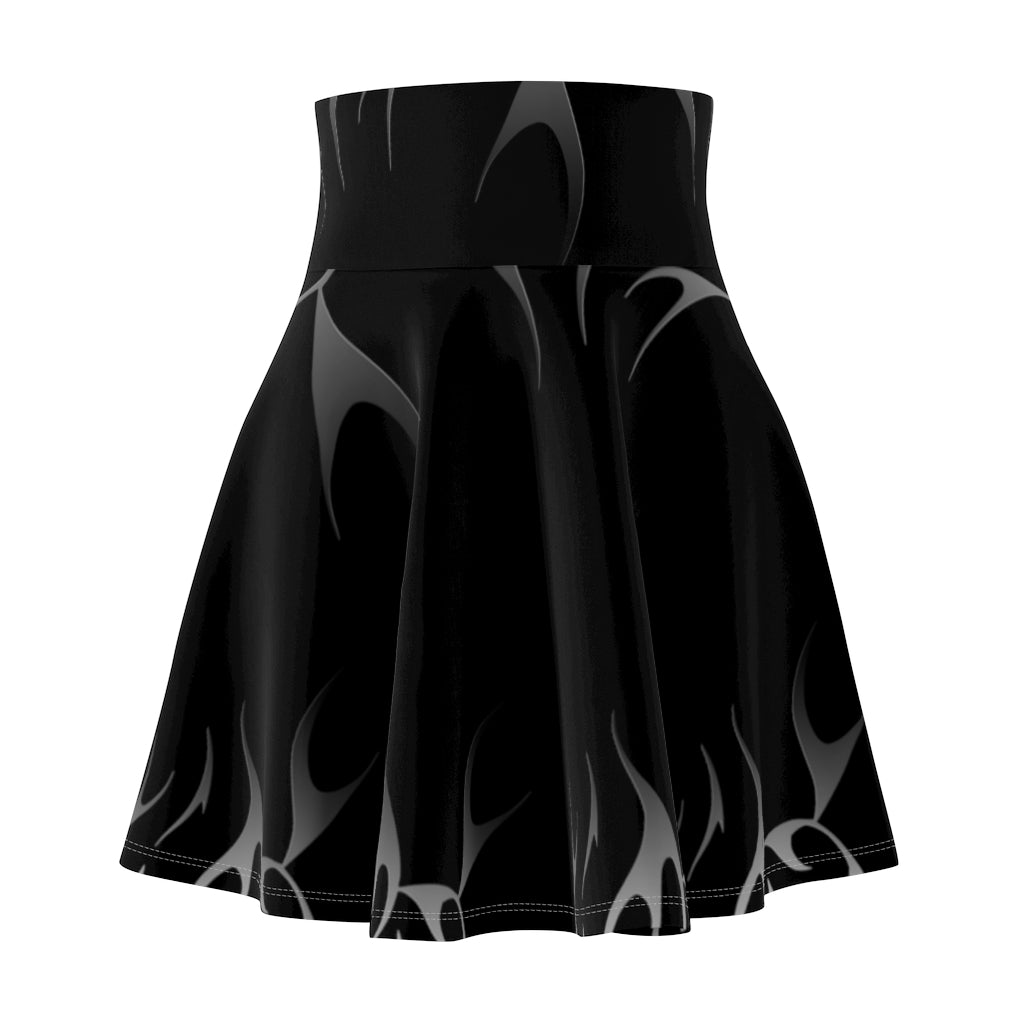 Silver Hair Women's Skater Skirt