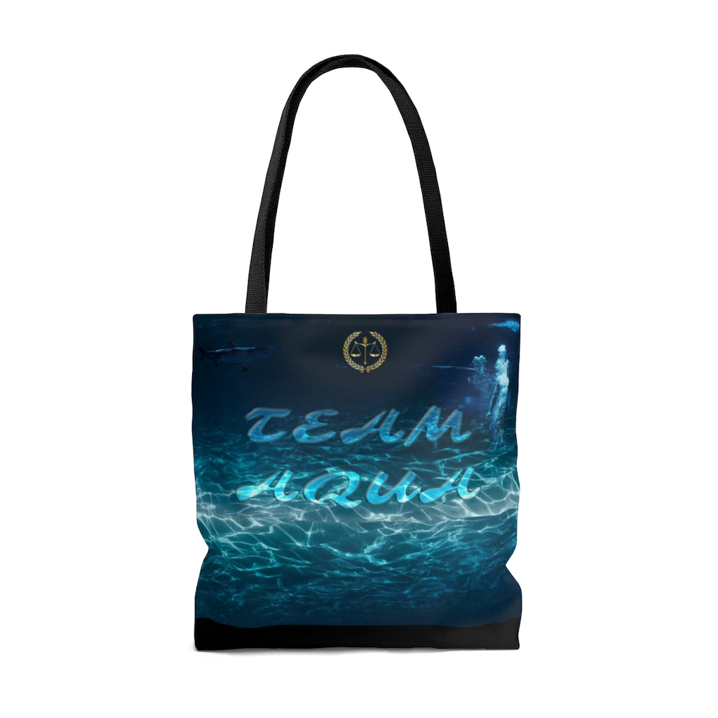 Team Aqua Tote Bag