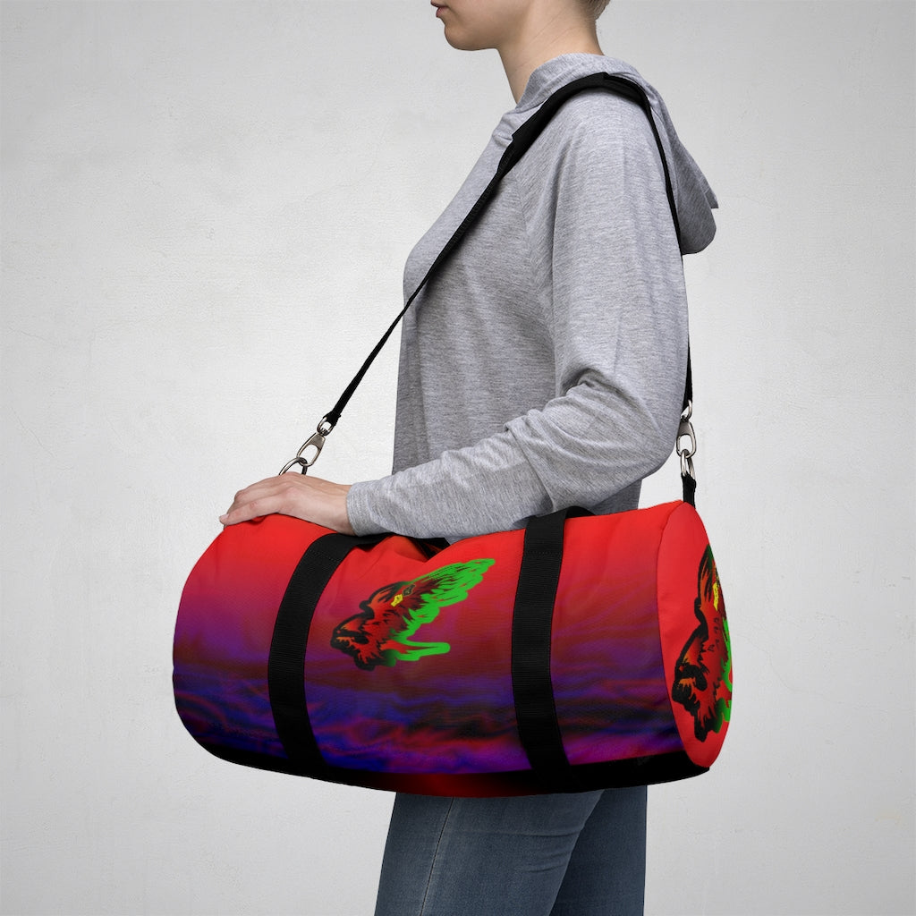 Afro Fire Bird  Duffel Bag