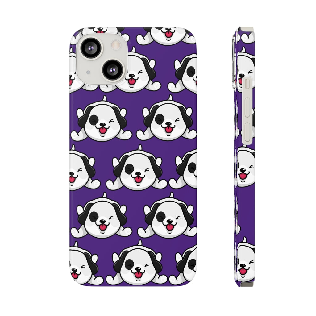 Patches (Dog) Slim Phone Cases, Case-Mate