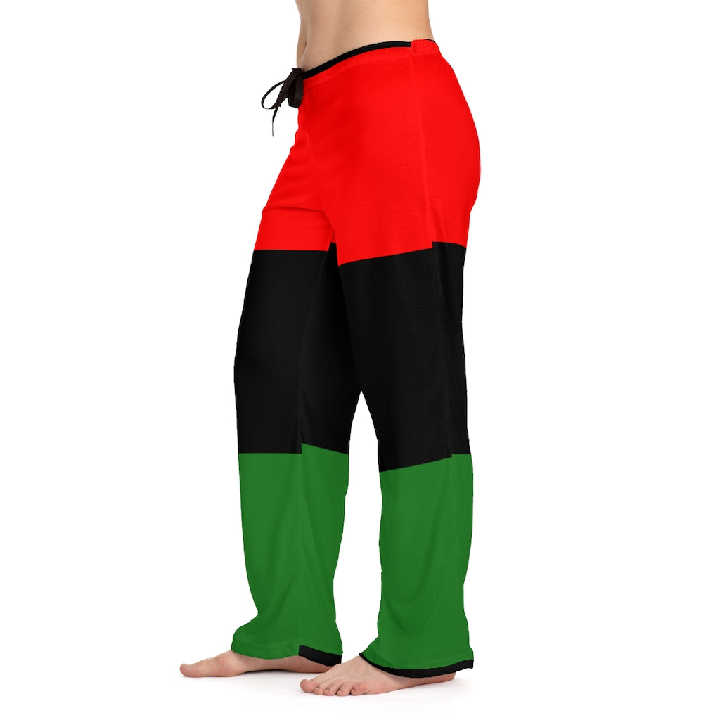 African Flag Women's Pajama Pants