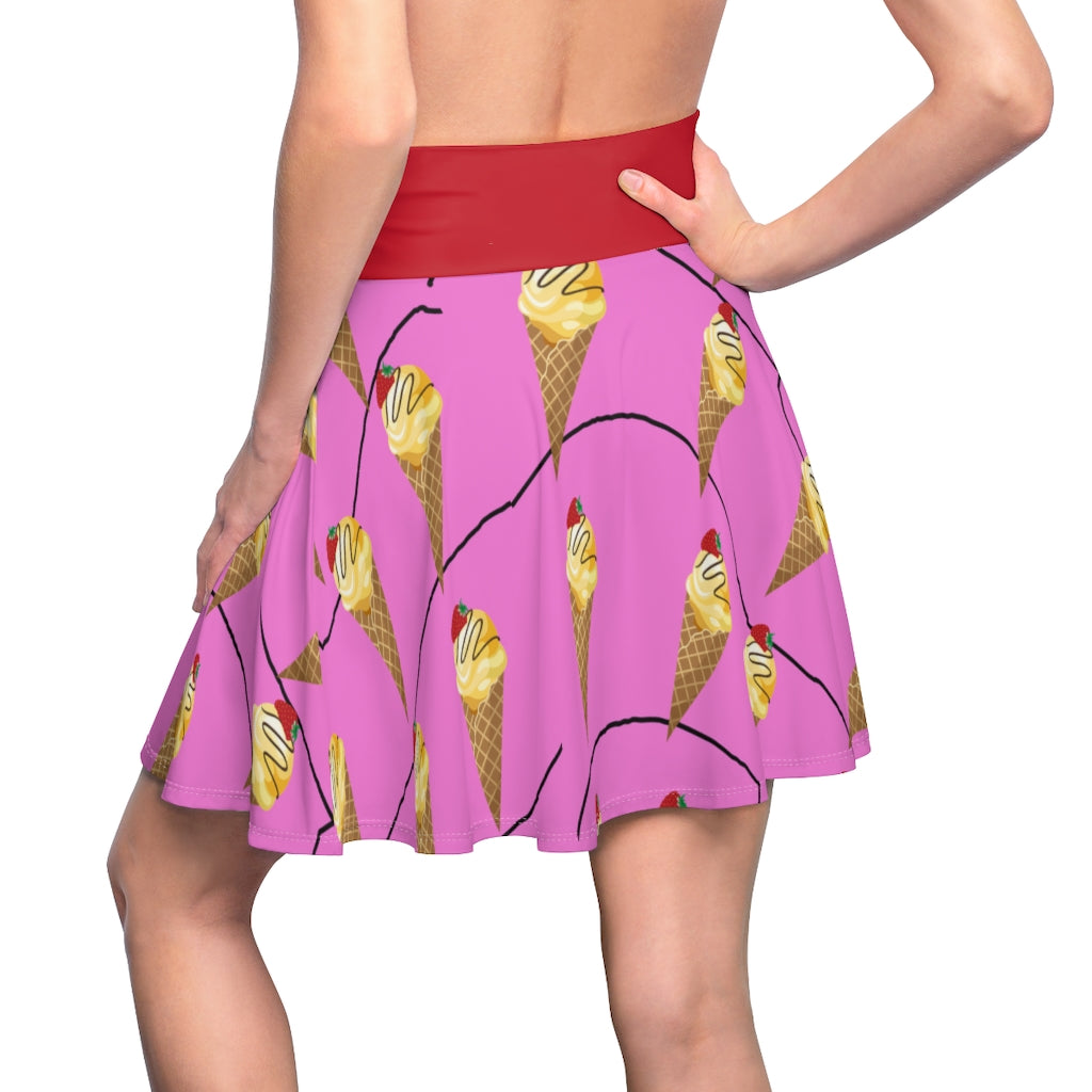 Ice Cream Line Women's Skater Skirt