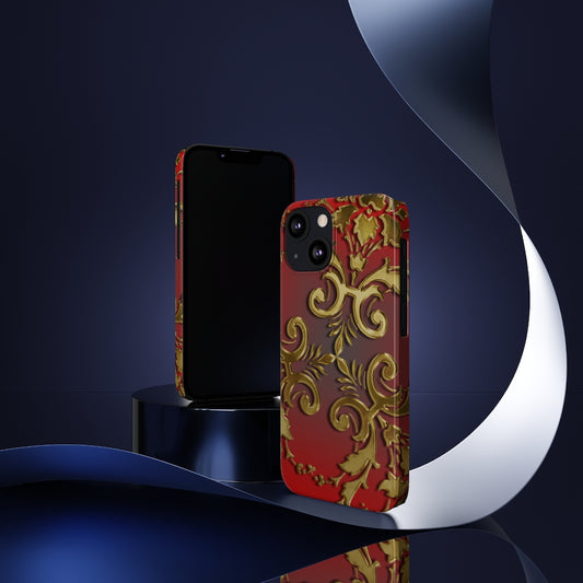 Golden Leaves Slim Phone Cases, Case-Mate