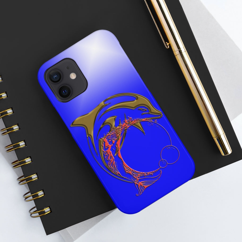 Dolphin W Mermaid Tough Phone Cases, Case-Mate