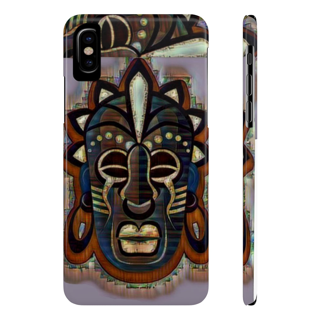 Tribal African ( Link) Mask Slim Phone Cases, Case-Mate