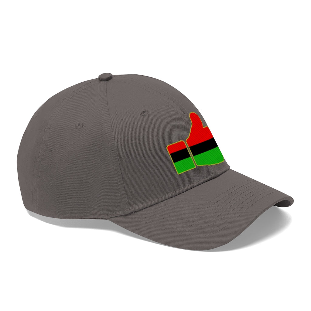 Pan African Thumbs Up   Unisex Twill Hat