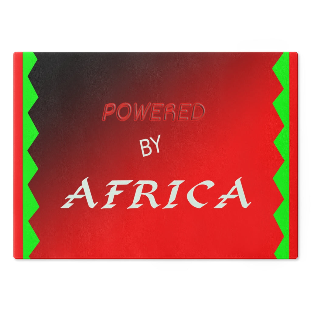 "Powered By Africa" Cutting Board