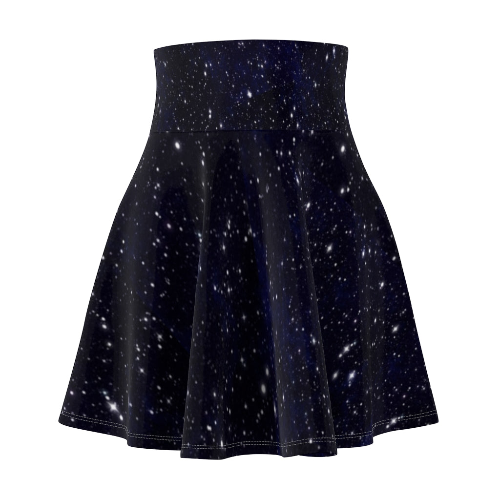 Night Sky Collage Women's Skater Skirt