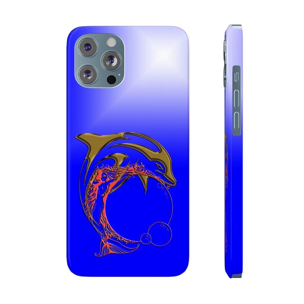 Dolphin W Mermaid Slim Phone Cases, Case-Mate