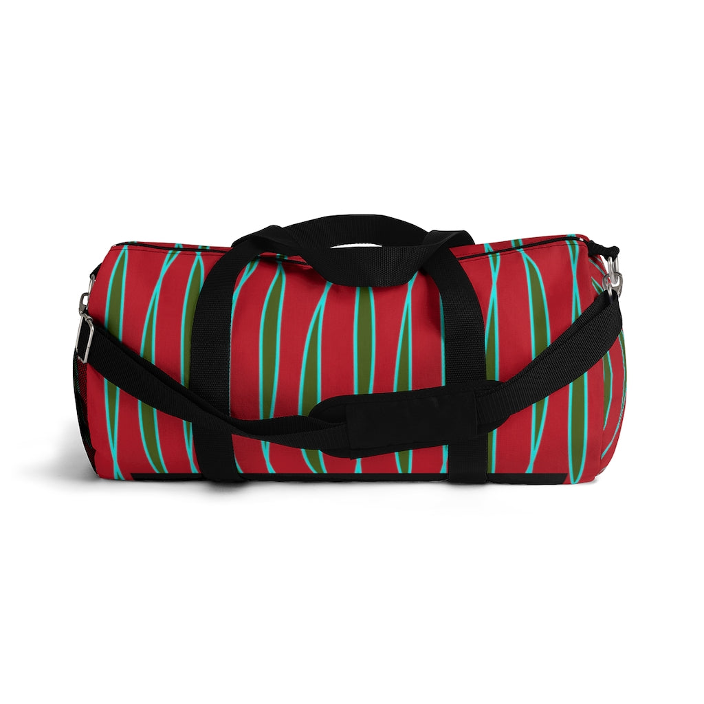 Light Ribbons (Red) Duffel Bag