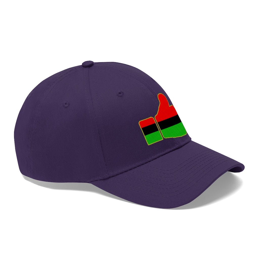 Pan African Thumbs Up   Unisex Twill Hat