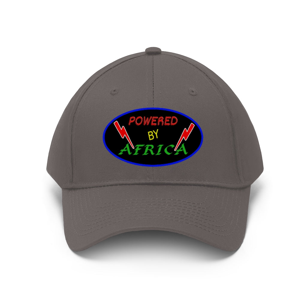 Powered by Africa   Unisex Twill Hat