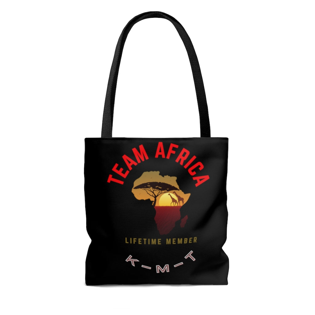 Team Africa (Black) Tote Bag