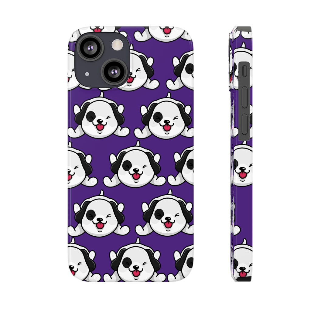 Patches (Dog) Slim Phone Cases, Case-Mate