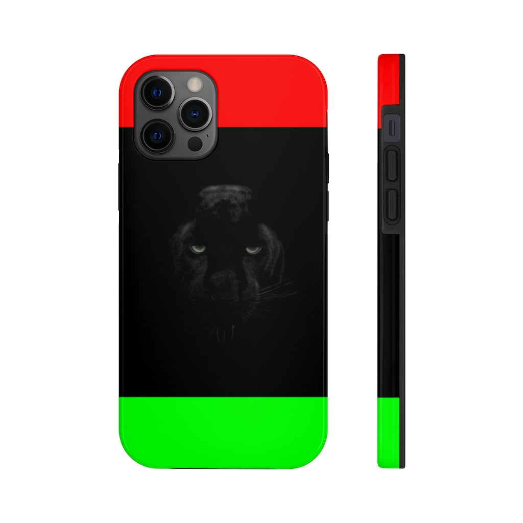 African Flag W Panther Tough Phone Cases, Case-Mate