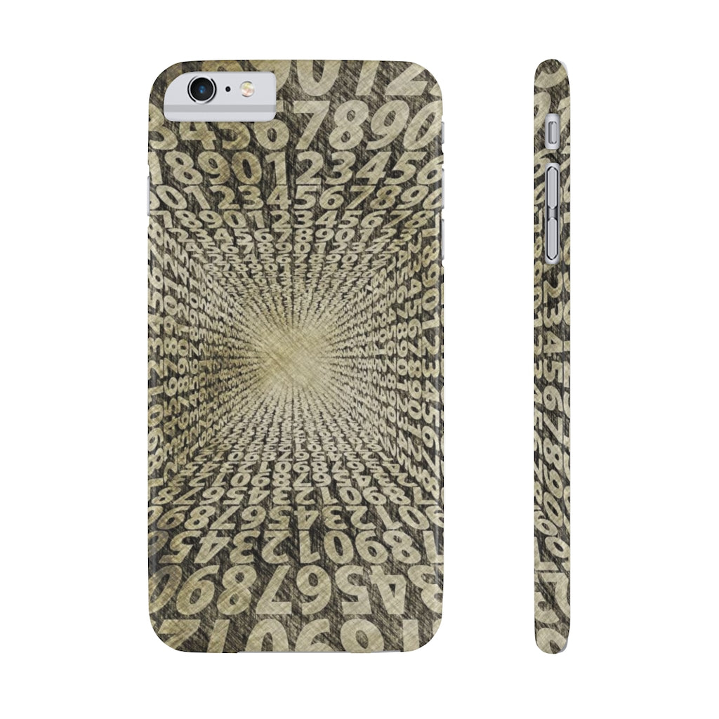 Numbers Run Slim Phone Cases, Case-Mate