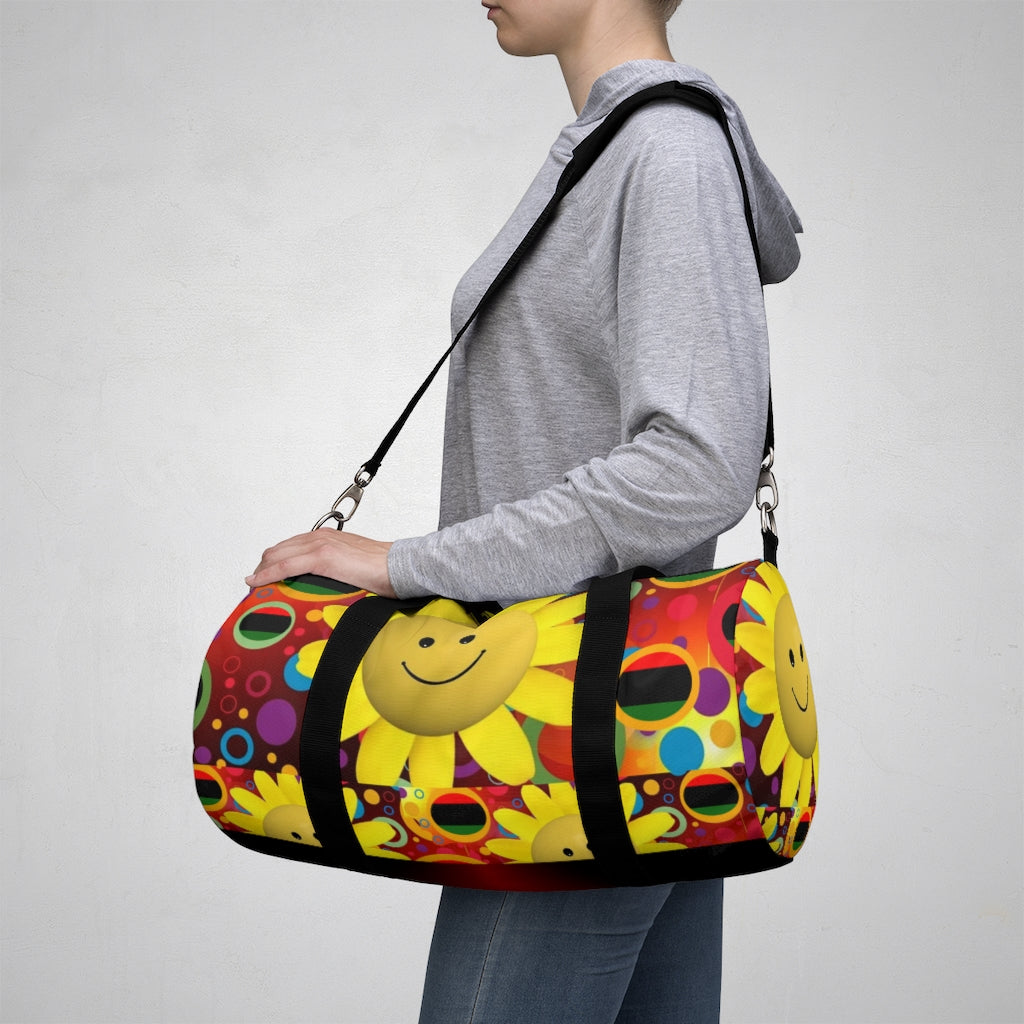 SMILING FLOWER Duffel Bag