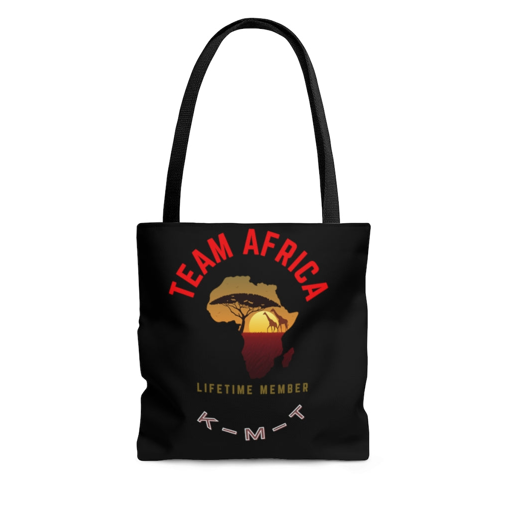 Team Africa (Black) Tote Bag