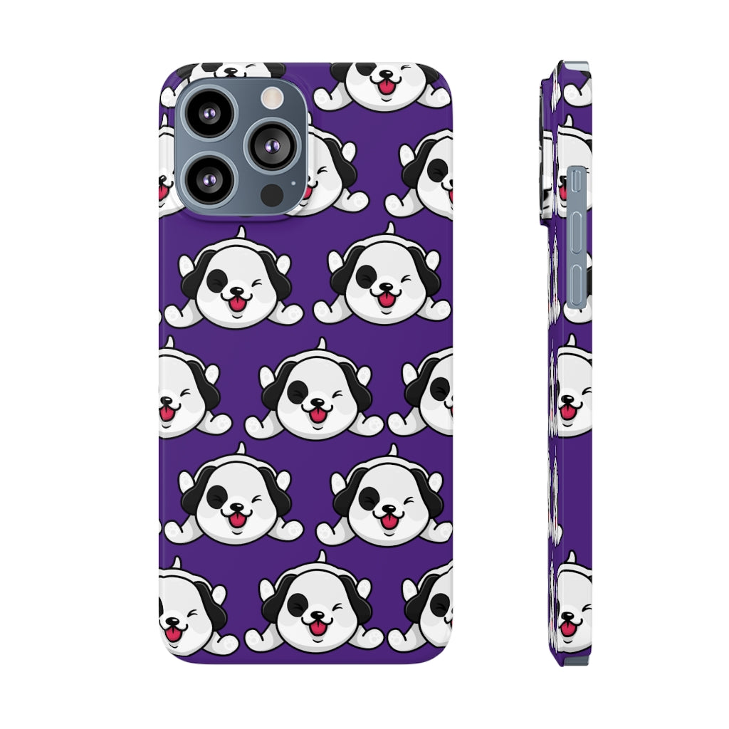 Patches (Dog) Slim Phone Cases, Case-Mate