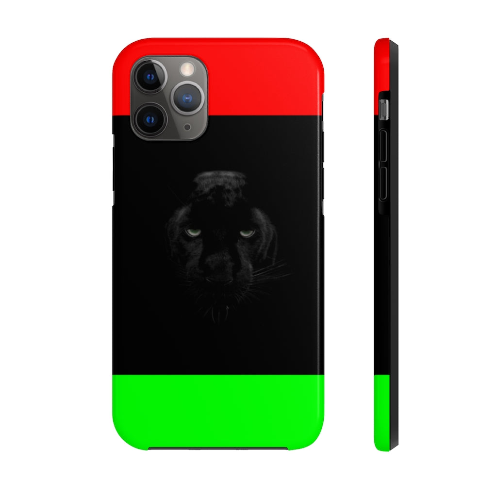 African Flag W Panther Tough Phone Cases, Case-Mate