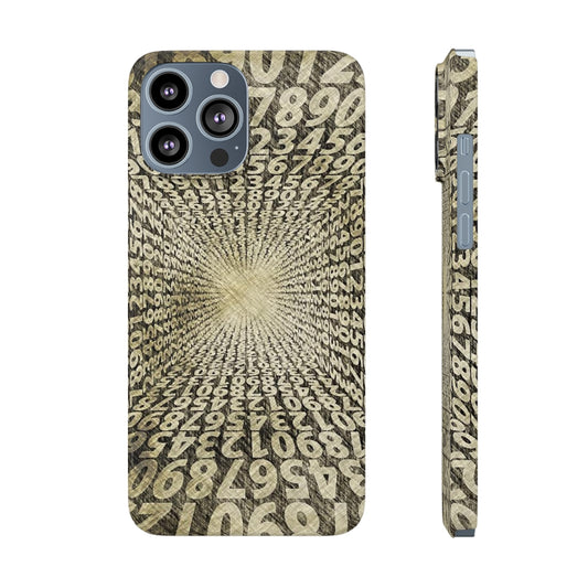 Numbers Run Slim Phone Cases, Case-Mate