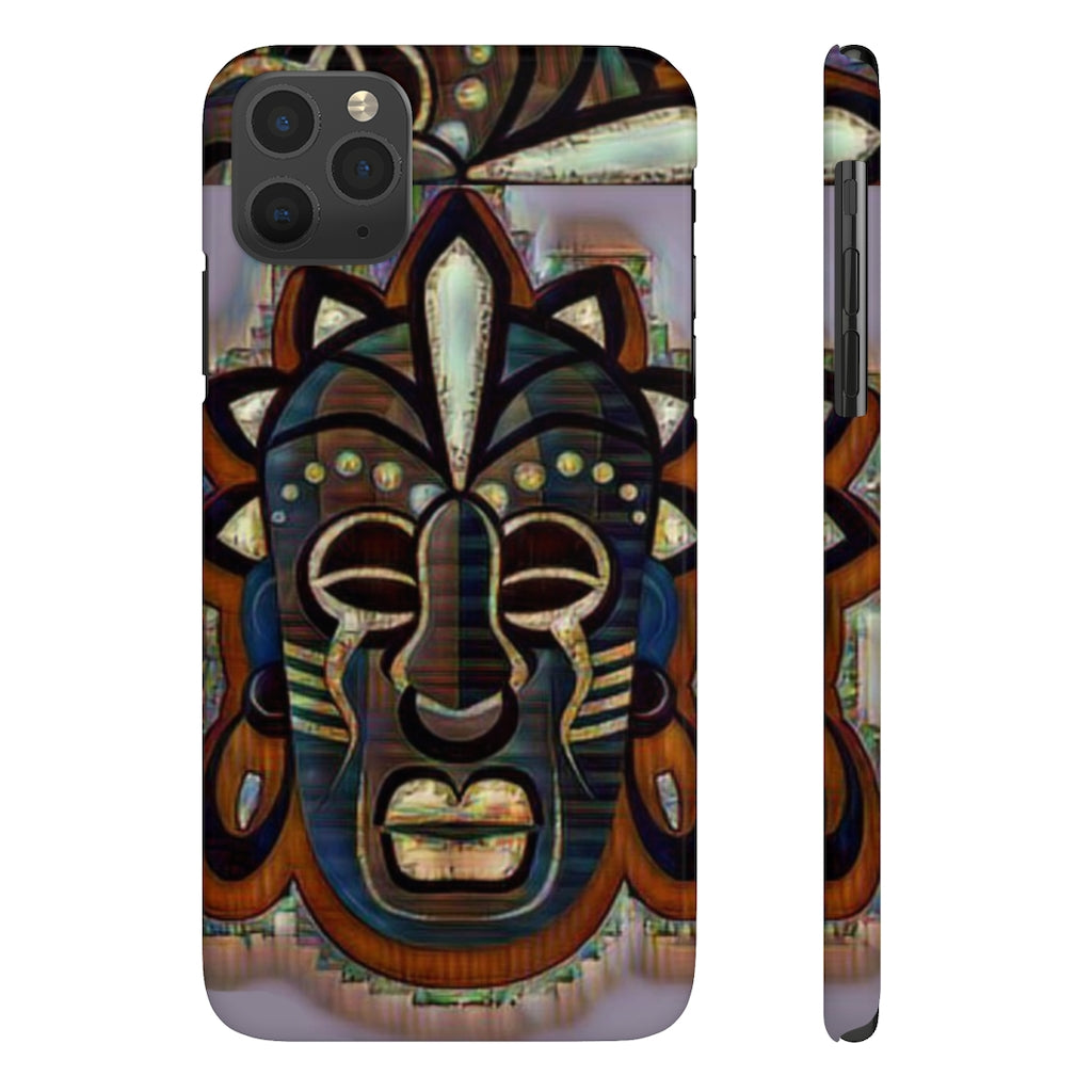 Tribal African ( Link) Mask Slim Phone Cases, Case-Mate