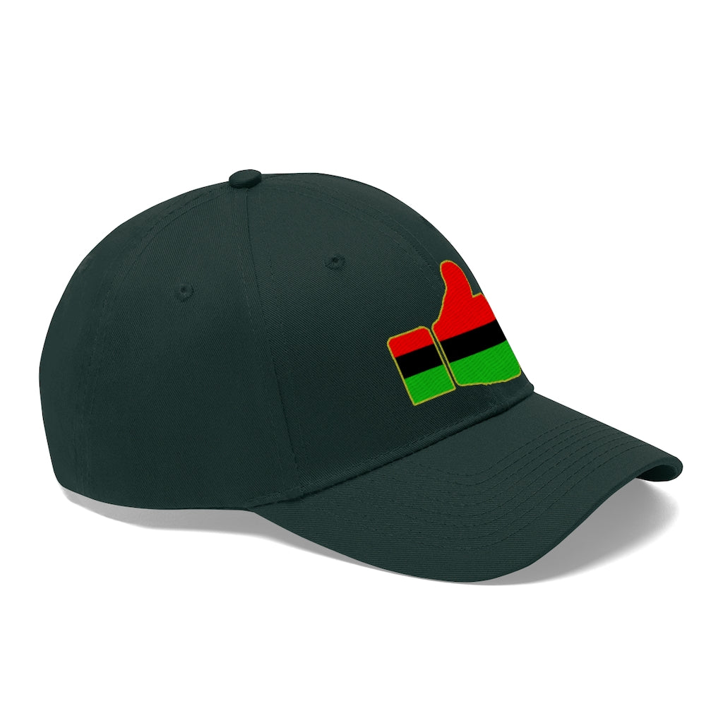 Pan African Thumbs Up   Unisex Twill Hat