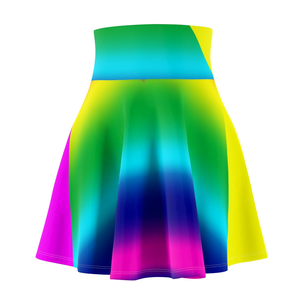 Rainbow Point  Women's Skater Skirt