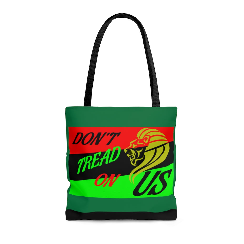 AFRICAN DON'T TREAD ON US FLAG (Green) Tote Bag