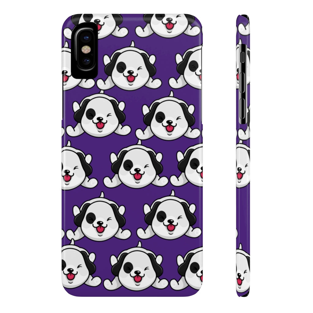 Patches (Dog) Slim Phone Cases, Case-Mate