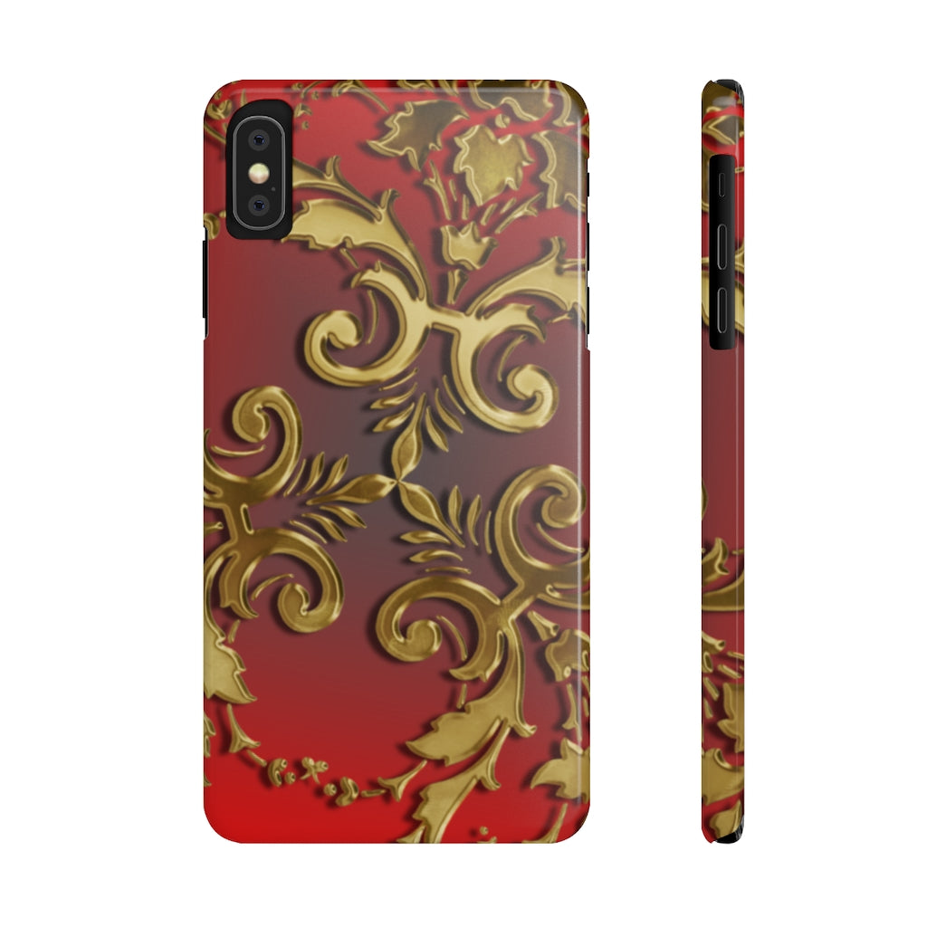 Golden Leaves Slim Phone Cases, Case-Mate