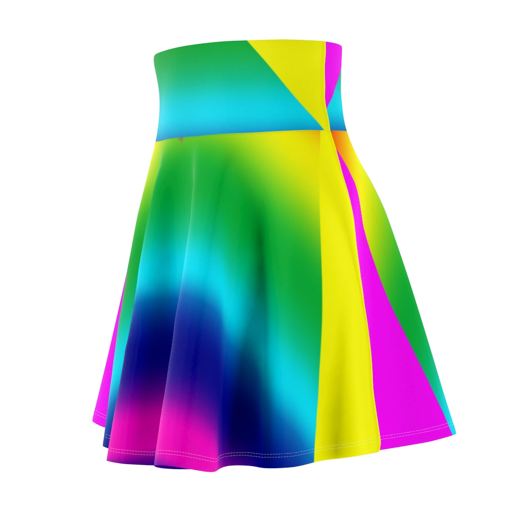 Rainbow Point  Women's Skater Skirt