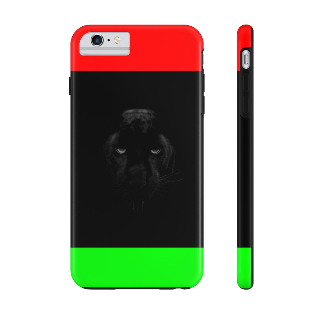 African Flag W Panther Tough Phone Cases, Case-Mate